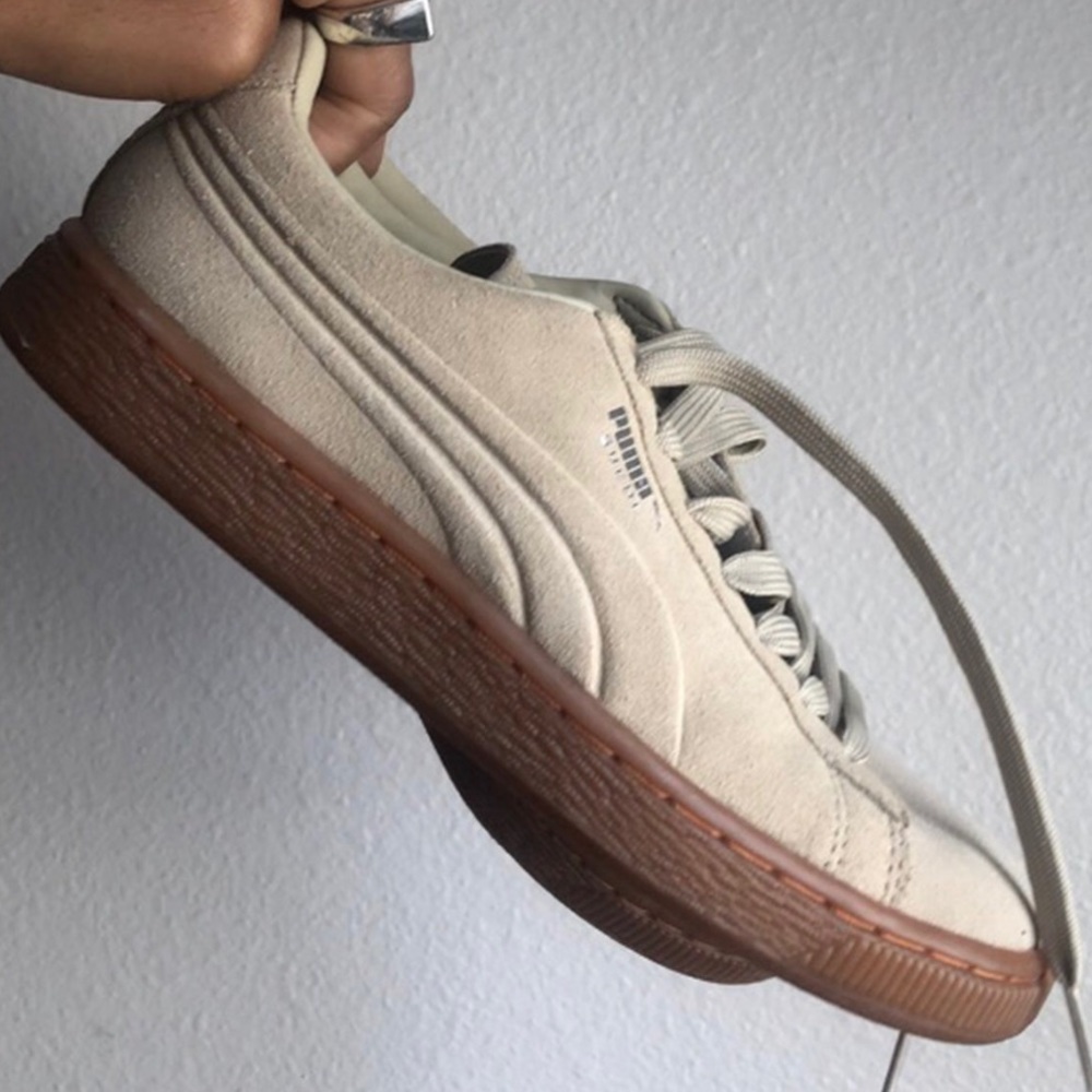 PUMA DOUBLE BROWN SUEDE